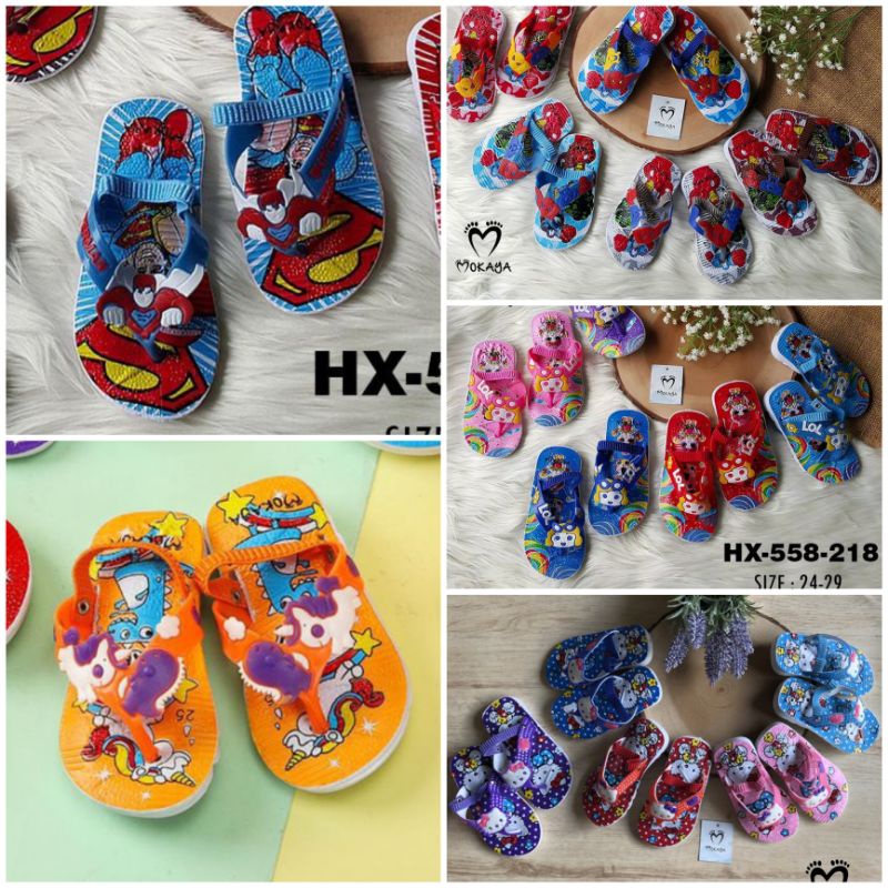 Sandal jepit KARET ANAK BUNYI CIT