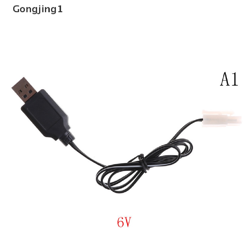 Gongjing1 Charger Baterai Usb Dc 6v 7.2v 8.4v 9.6v Untuk Mobil Rc