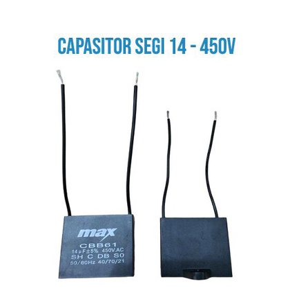 CAPASITOR FAN SEGI KOTAK MAX 14UF - 450V