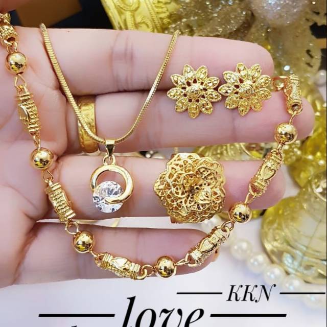 Set xuping lengkap lapis emas 24k 0211