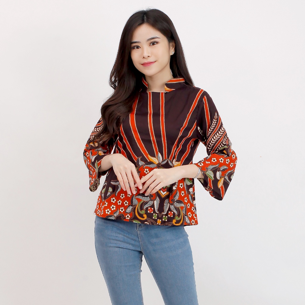 Batik Wanita - Atasan Batik 559 - 974-Brown B