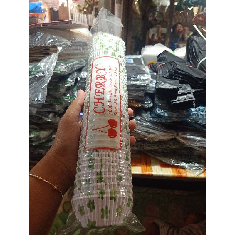 

Paper cake cases motif isi 1000lembar