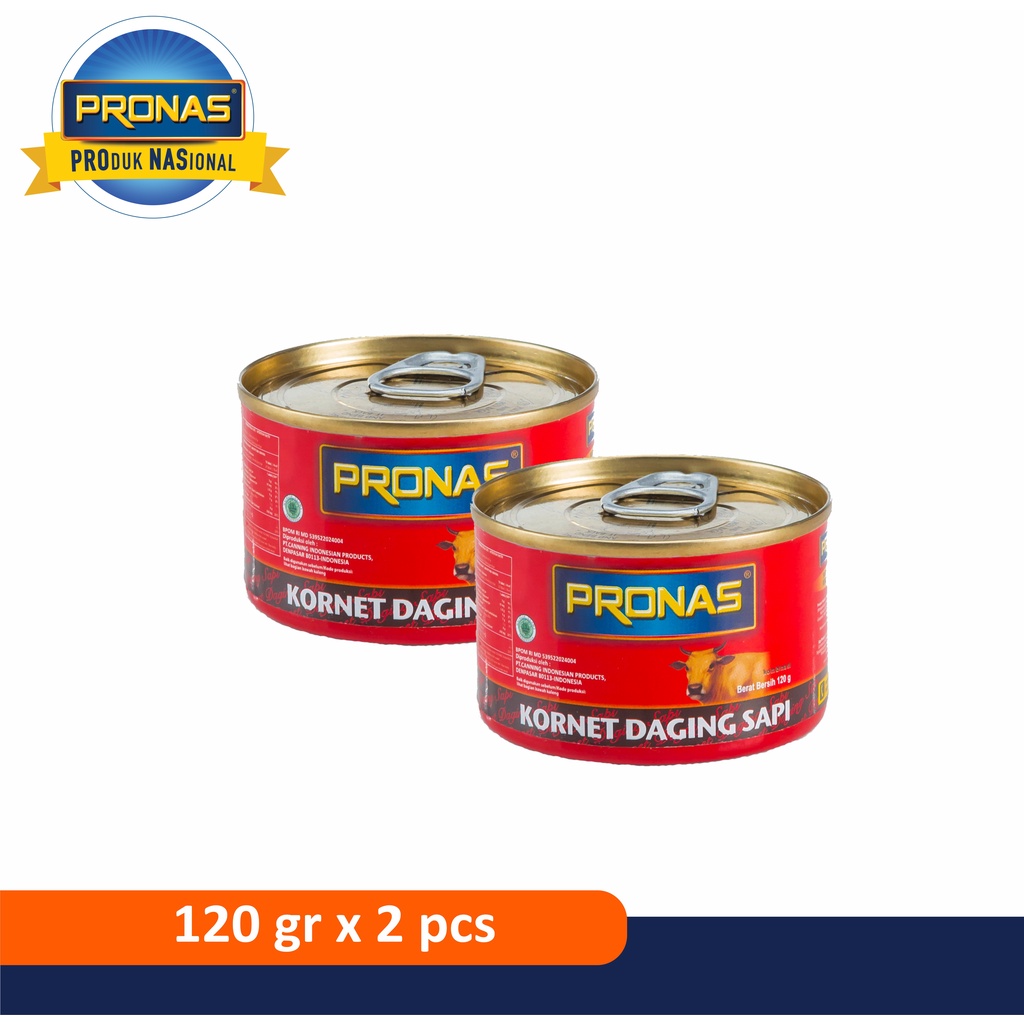 Pronas Kornet Sapi Regular 120 g Bundling 2 pcs