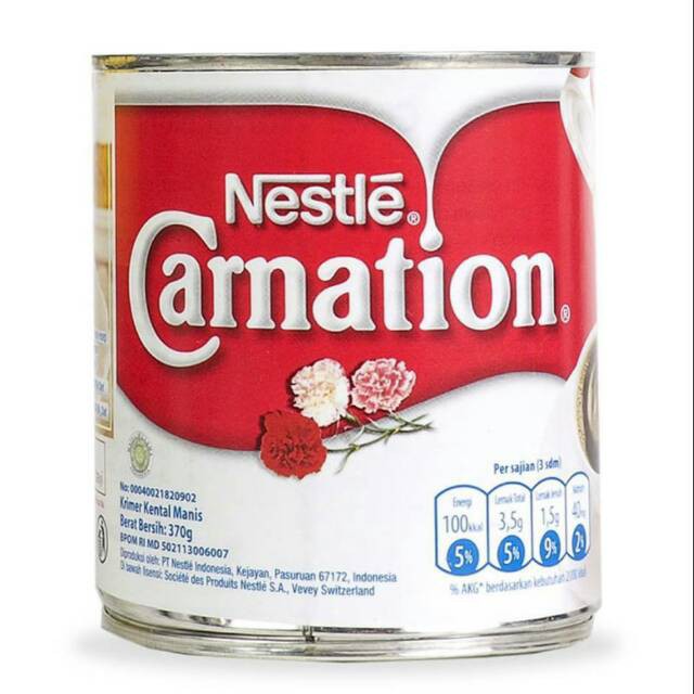 Susu Kental Manis NESTLE CARNATION 370gr 370 gr Kaleng Susu Kental Manis Murah Enak