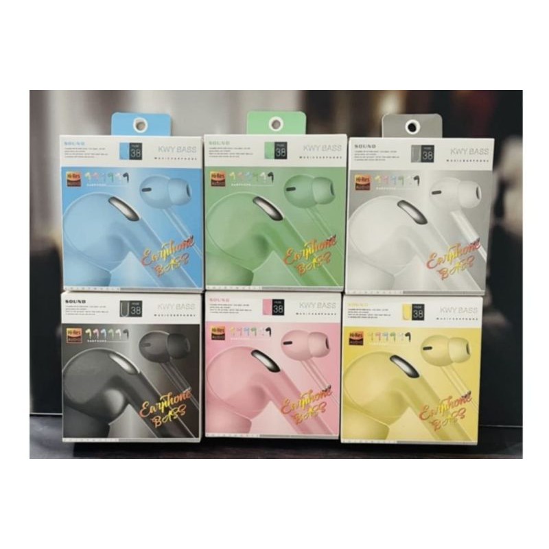 Handsfree Headset Macaron U38 Handset Handsfree Macaron U38