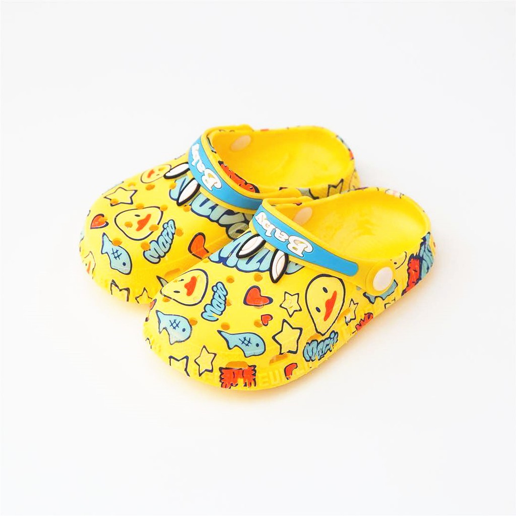 LittleAaron BABY MARIO PAO2 Sandal Anak Laki Perempuan Bahan Karet Model Lucu 0-5 Tahun Import