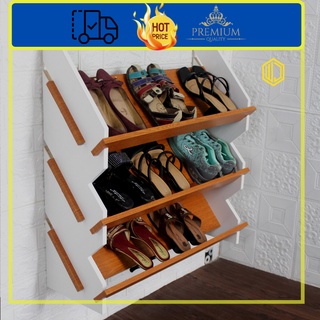 Jual Rak Sepatu Gantung Tempel Dinding dan Duduk Lantai Tempat Sepatu ...
