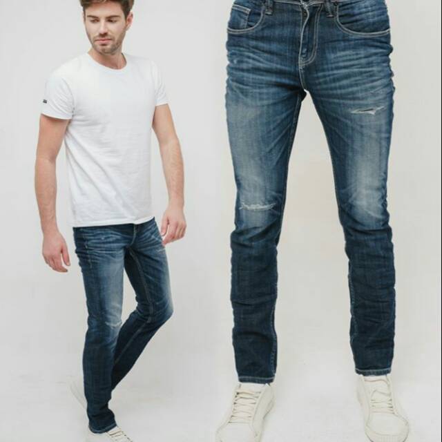 Celana denim greenlight pria ORIGINAL