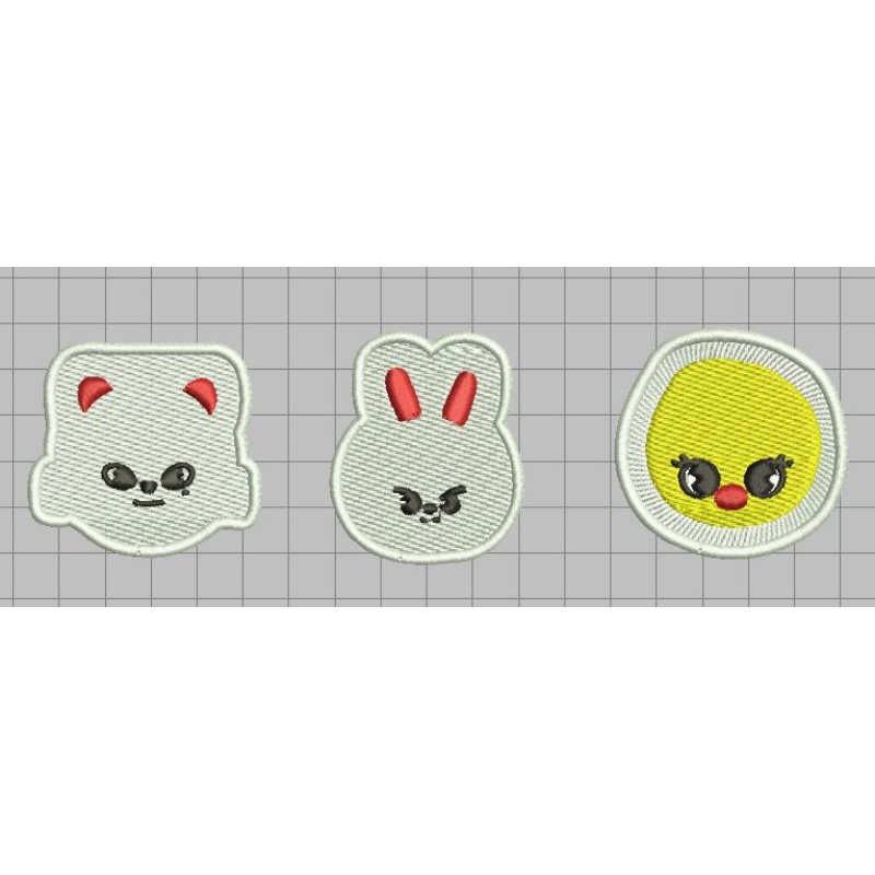 stiker bordir SKZOO [ DANCE RACHA ]