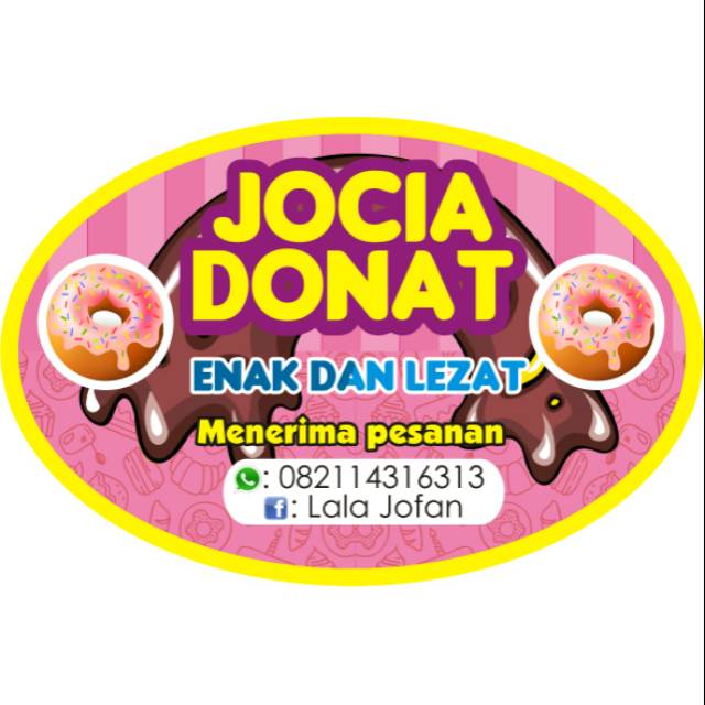 

Label produk donat