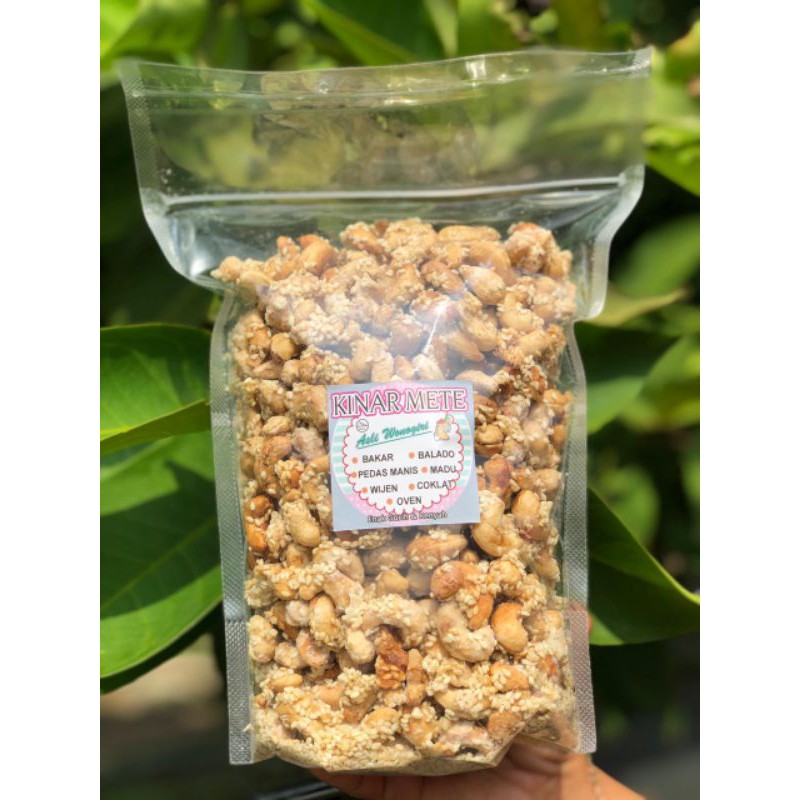 

Kacang Mete rasa Wijen asli Wonogiri {Kinar Mete}