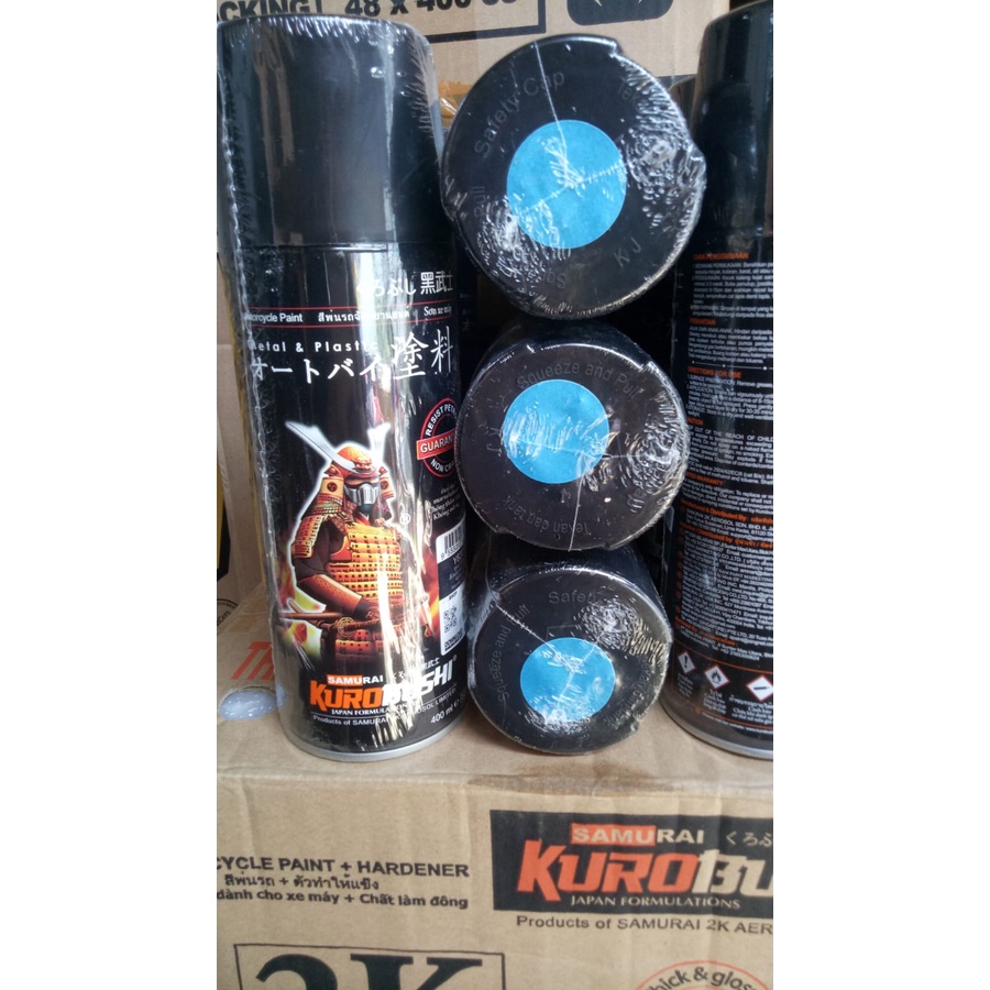 cat semprot samurai kurobushi pilok pilok samurai blue lagoon 2511 400ml 2511** biru terang metallic