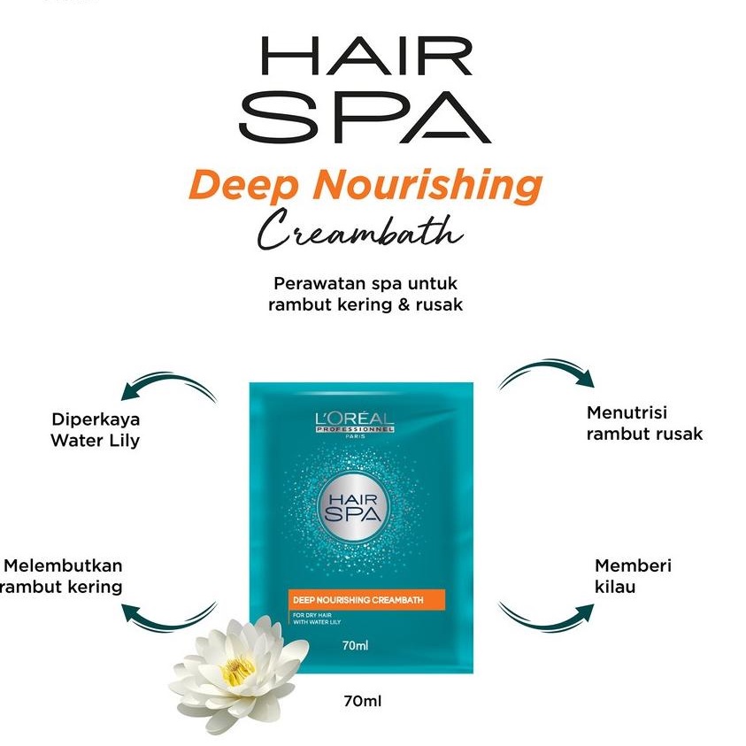 LOREAL HAIR SPA DEEP NOURISHING CREAMBATH 70ML