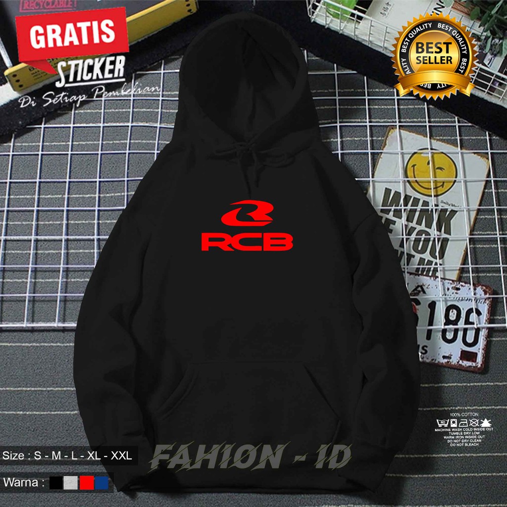 Jaket Sweater Hoodie RCB RACING BOY Pria dan Wanita Distro KAOS PRIA KEREN