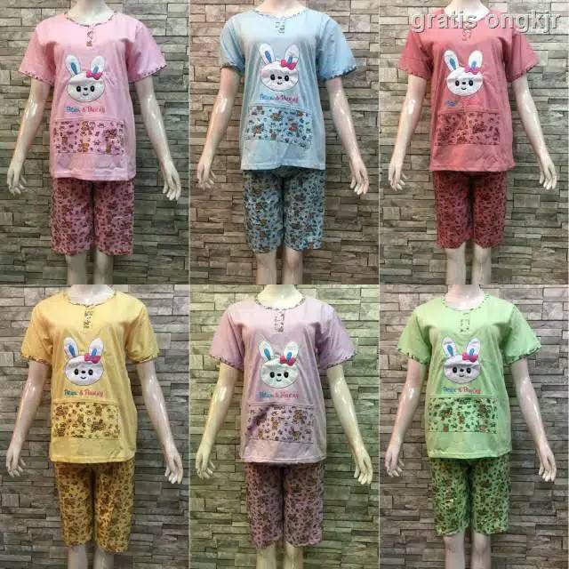 STELAN 3/4 SIELIE JUMBO | BAJU TIDUR