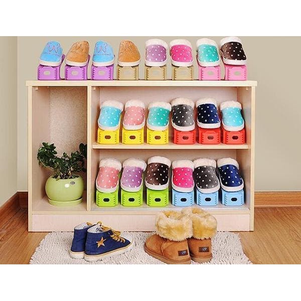 Tempat Penyimpanan Sepatu Sandal Double