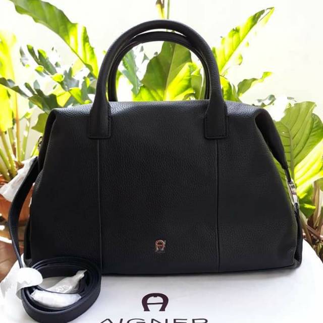 Tas Aigner Roma Satchel Black