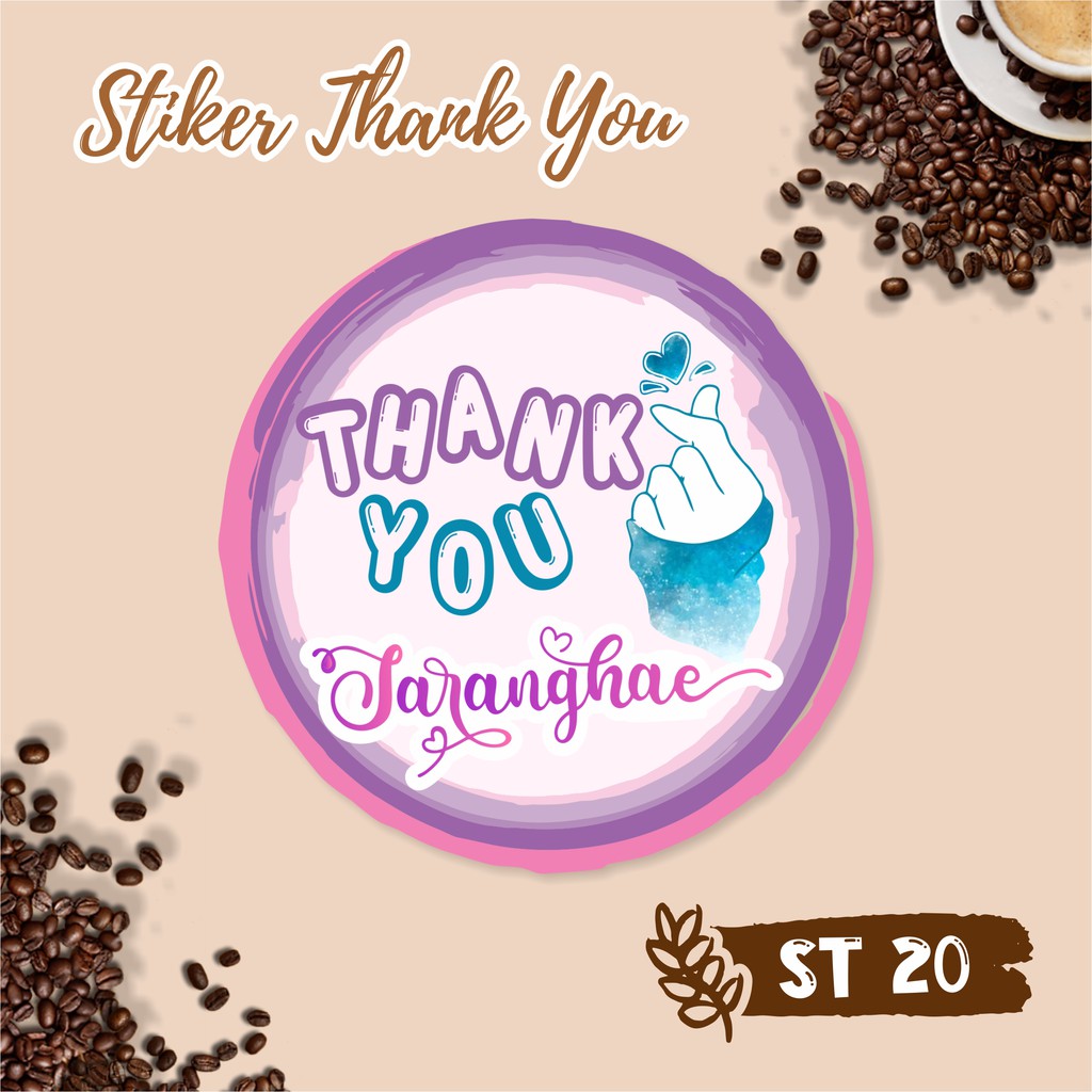 

STIKER THANK YOU ST 20 MURAH ECER