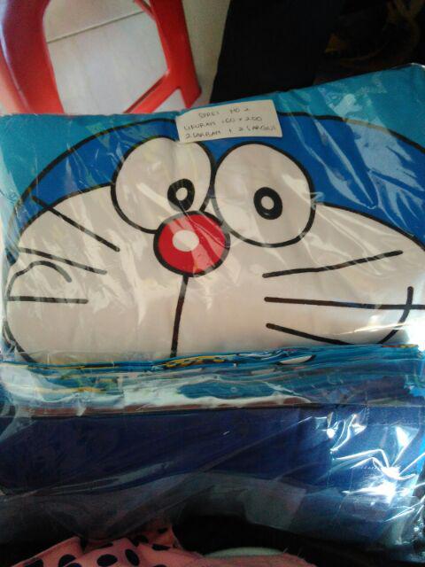 Set Sprei + Gorden Doraemon