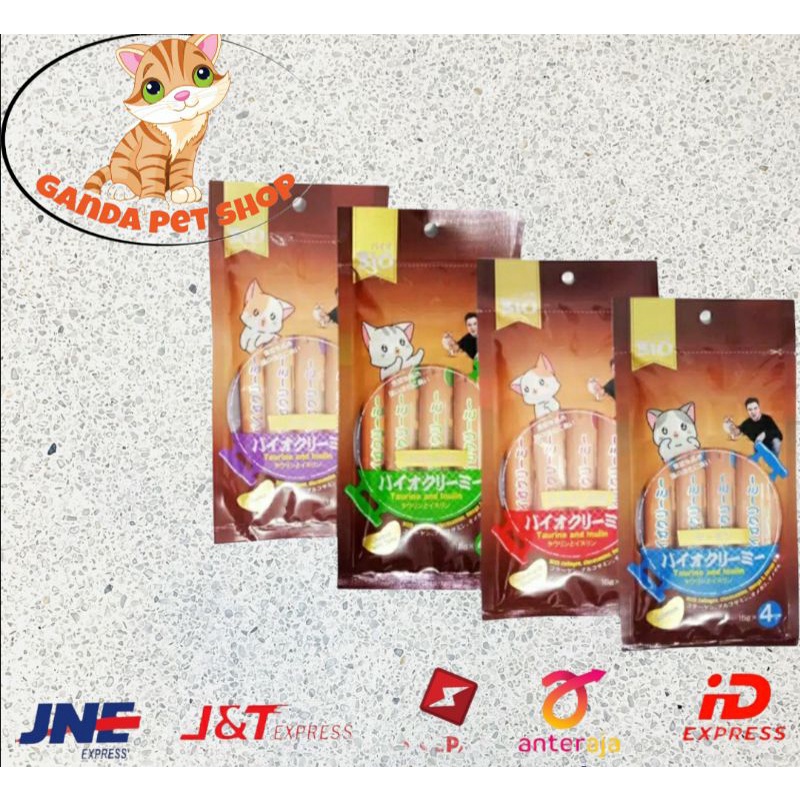 SNACK KUCING BIO CREAMY + Taurine 15 gr