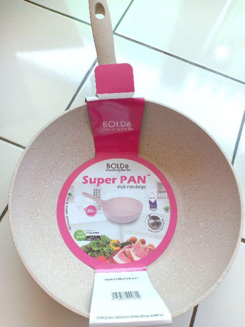 Super Pan Bolde Wok Pan Keramik 28 Cm Granite Series