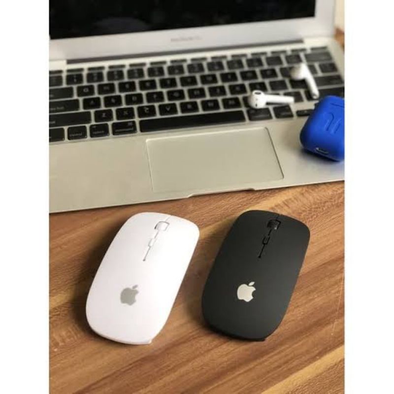 MOUSE WIRELESS APPLE AP-01 SLIM 2.4GHz FOR MACBOOK LAPTOP NOTEBOOK-1