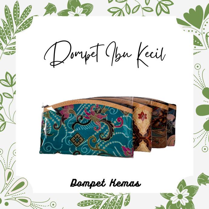 Grosir souvenir pernikahan dompet batik ibu (dikemas aja)