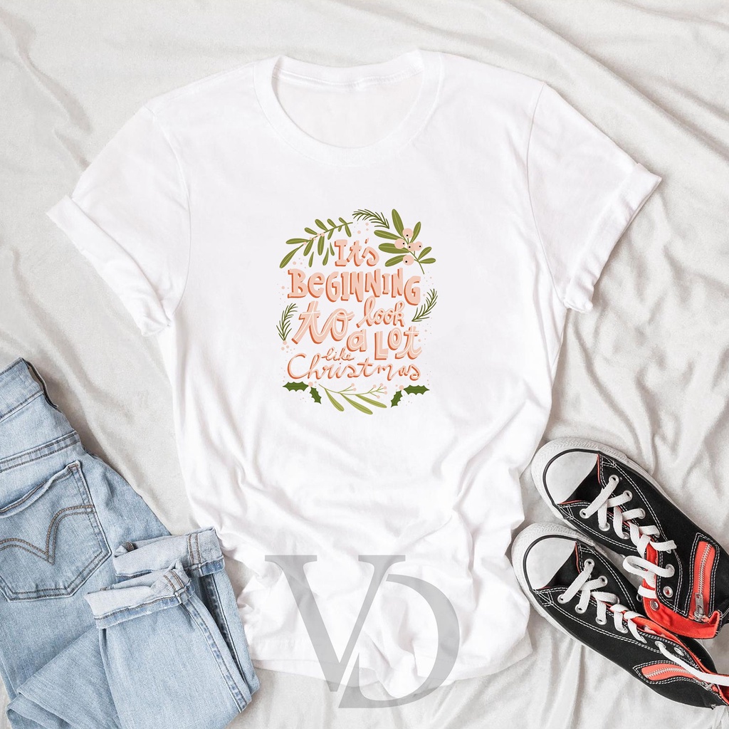 CUSTOM GAMBAR / BAJU NATAL FOTO / ATASAN KAOS ATASAN UNISEX LENGAN PENDEK / TUMBLR TEE CHRISTMAS