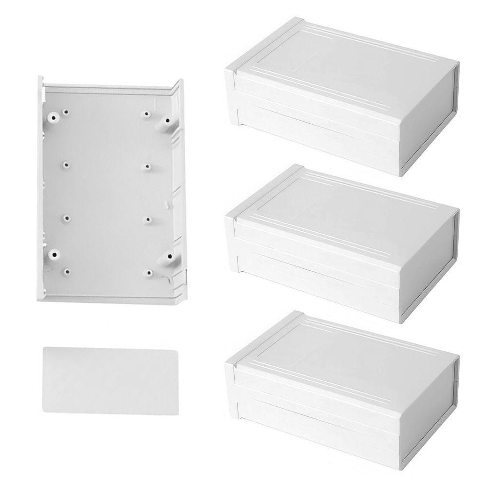 Solighter Kotak Modul Instrumen Elektronik DIY Bahan Plastik ABS Ukuran 150x100 X 50mm