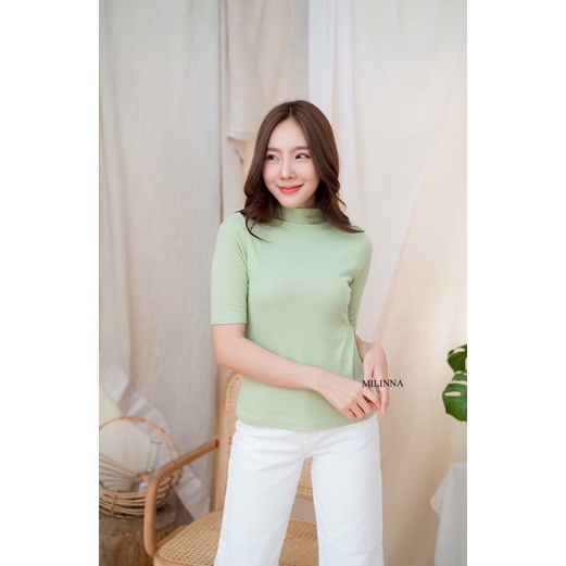 KAOS TURTLE NECK MILINNA PREMIUM BKK (BJMLN24)