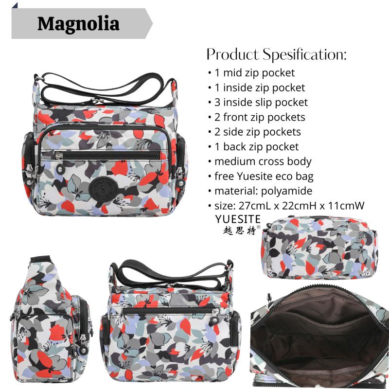 TAS SELEMPANG WANITA YUESITE MAGNOLIA ORIGINAL SLING BAG