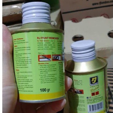 Paint Remover RJ London Pembersih dan Perontok Cat RJ London 100 gr (kecil)