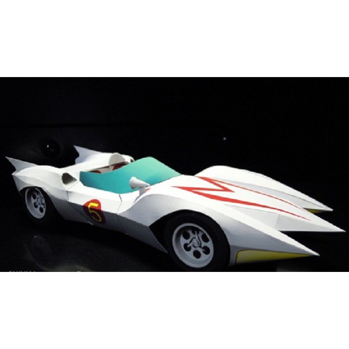 DIY Papercraft Pola Race Car Gogogo Mach V
