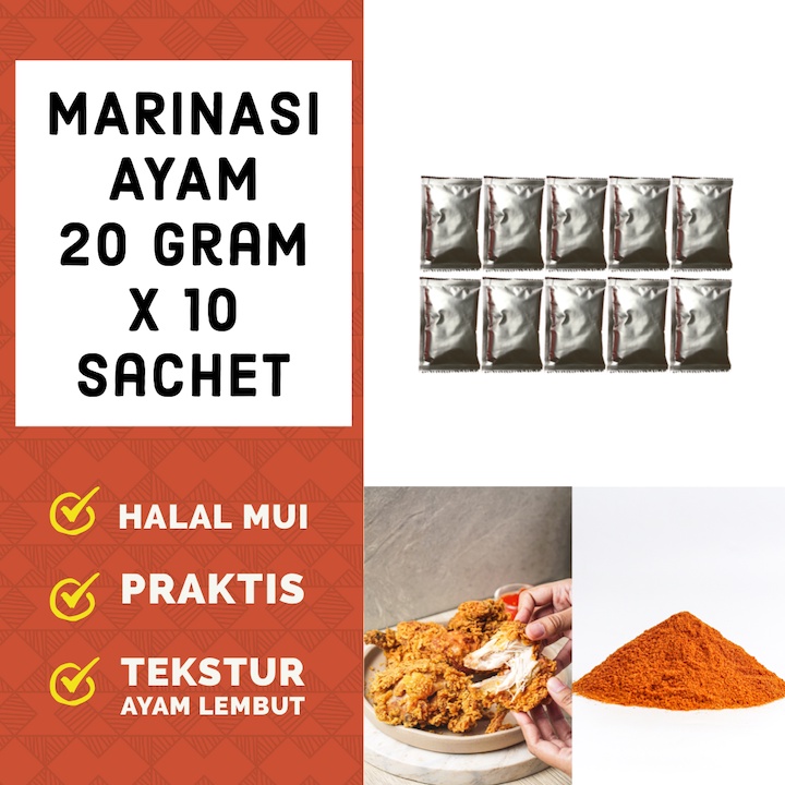 

Marinasi Fried Chicken 10 pack kecil