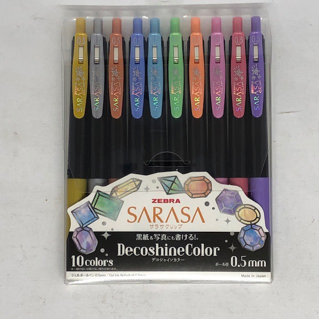 

ZEBRA SARASA PEN DECOSHINE COLOR 0,5 SET 10