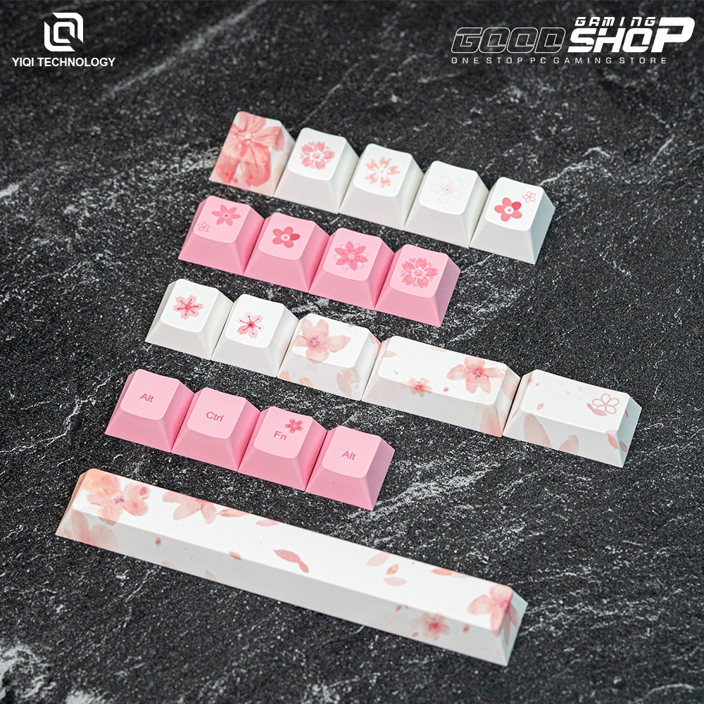 Yiqi Keycaps New cherry PBT Dye-Sub Cherry Profile