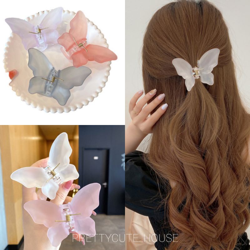 JEPIT RAMBUT KUPU KUPU / JEDAI KUPU KUPU / NABI HAIR CLIP CANDY COLOR