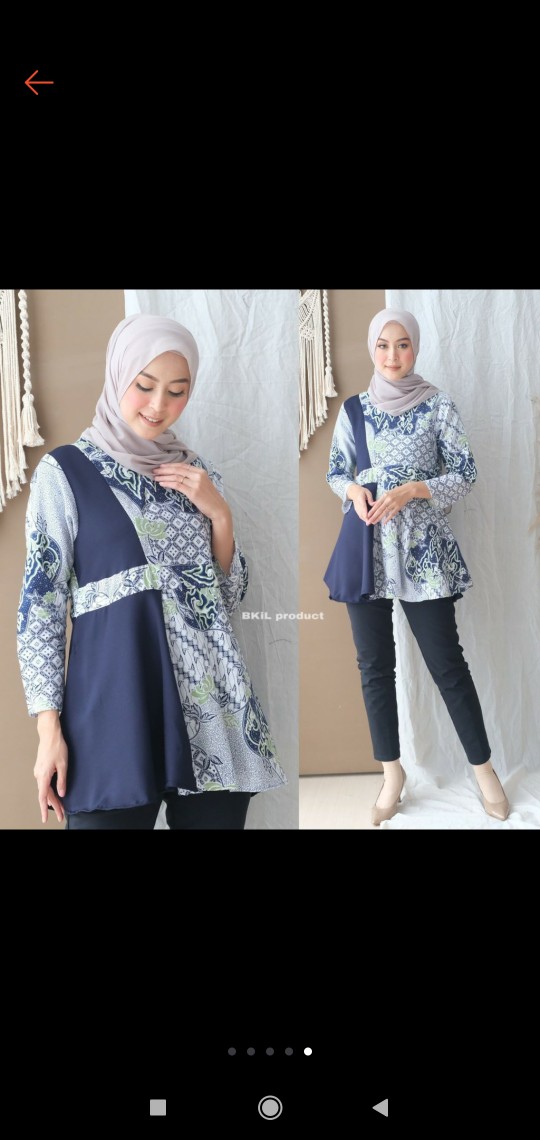 Atasan Batik Dolby Dolbi Dobby Doby Tenun Sutra Tulis Halus Katun Atbm Baron ,sarombit Atasan