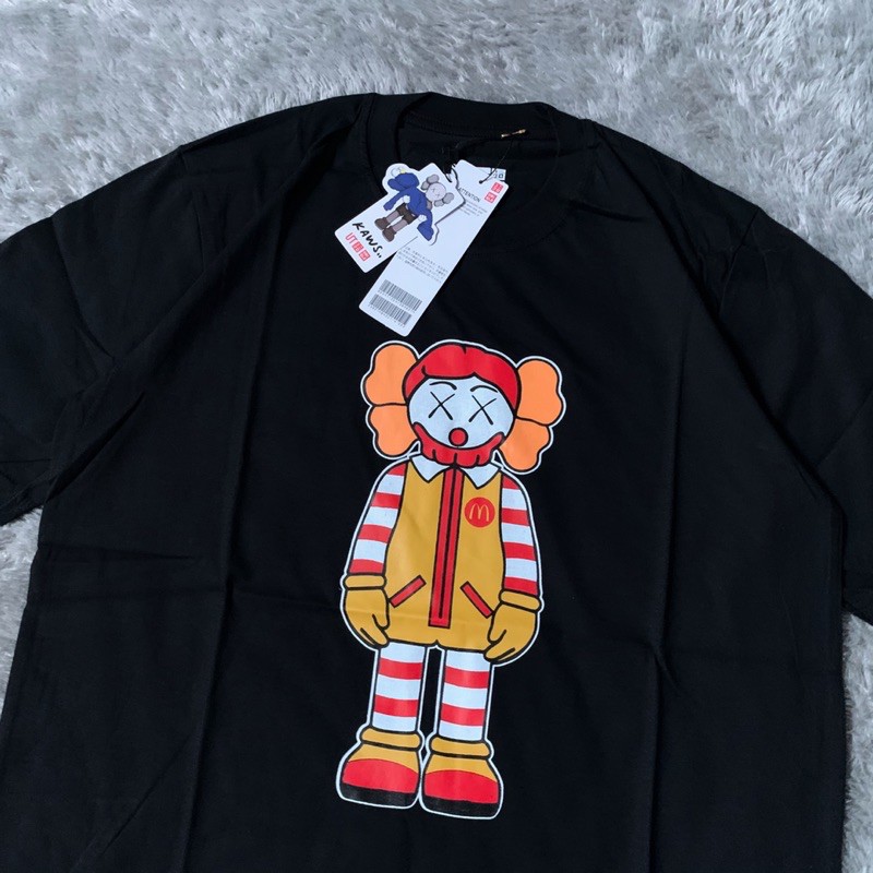 Kaos Tshirt Uniqlo Kaws MCD Fulltag