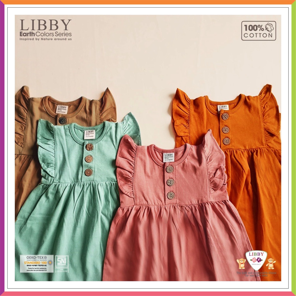 ❤ Fashionbabies ❤ LIBBY NARA DRESS / DRESS BABY LIBBY EARTH COLOUR SERIES ORIGINAL-4
