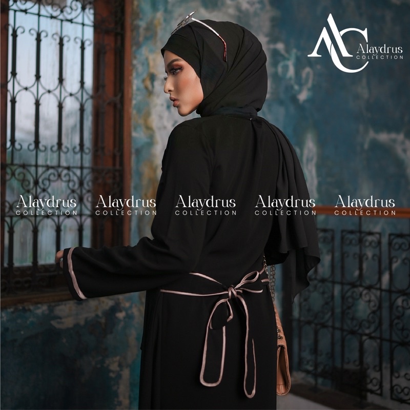 New Abaya Gamis Maxi Dress Arab Saudi Bordir Zephy Turki Umroh Dubai Turkey India Wanita Hitamjo 408