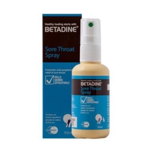 Betadine Sore Throat Spray import SPORE