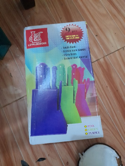 Pisau Set Warna/kitchen Knife Set/pisau Stainless Dapur