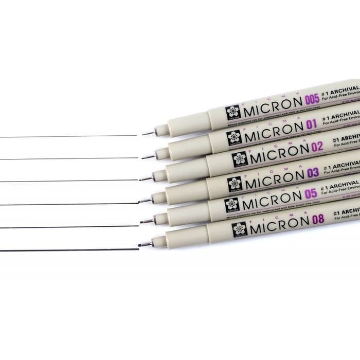 

[Promo] sakura micron pack drawing pen and brush Murah