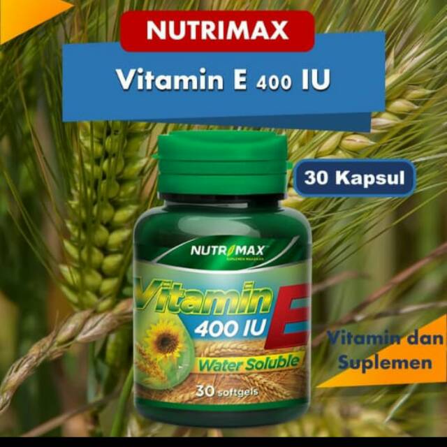 Vitamin E 400 iu asli.. Bukan vitamin E blackmores