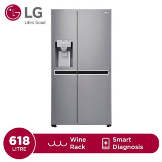Kulkas Side By Side Lg 668 Liter Ice Maker Inverter Wifi Control Gc L 247 Clcv Gcl247clcv 247clcv Shopee Indonesia