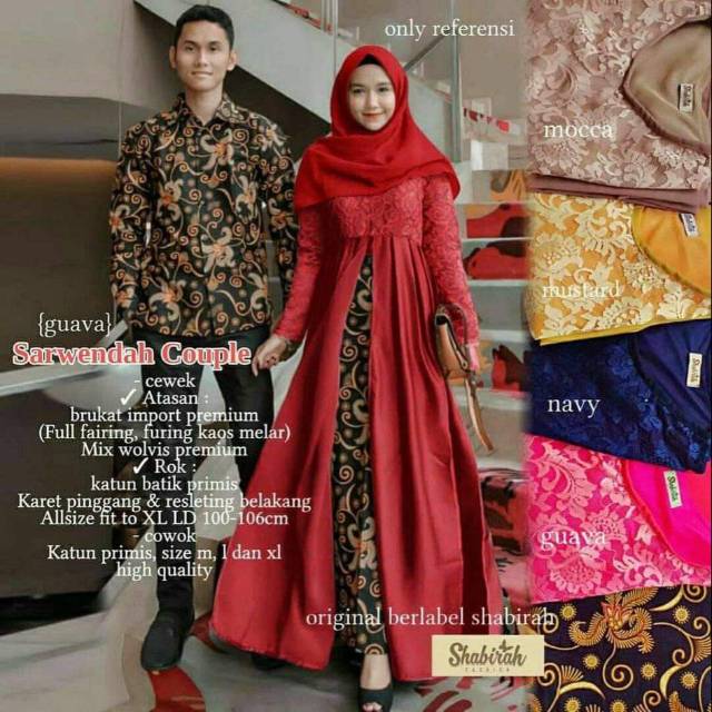 SHOPASHOP SOLO baju  muslim  gamis brokat  gamis syari 