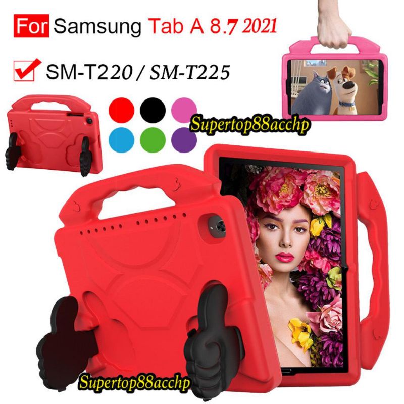 Samsung Tab A7 Lite 8.7&quot;T225/Tab A 8 T295/Tab A8 10.5 X205 Cocok Utk Anak&quot; Anti Banting Standing Case