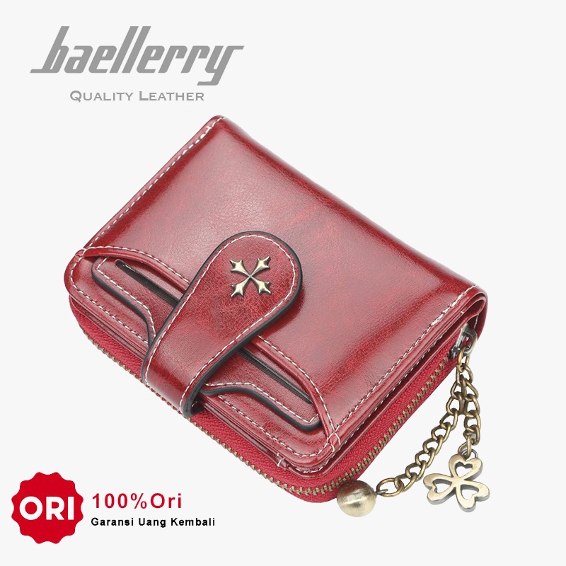 BAELLERRY N1811 Dompet Wanita Kecil Bahan Kulit PU Leather Premium WATCHKITE WKOS