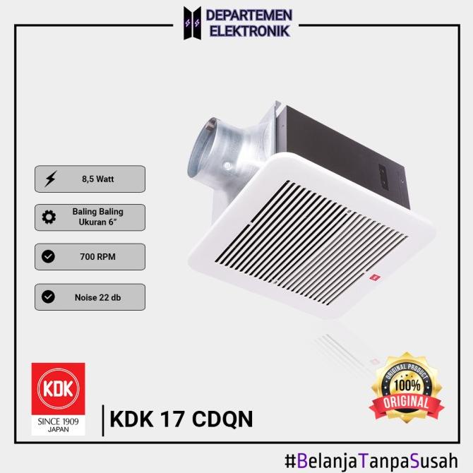 KDK CEILING MOUNT SIROCO 17M EXHAUST / EXHAUST PLAFON / KDK 17 CDQN